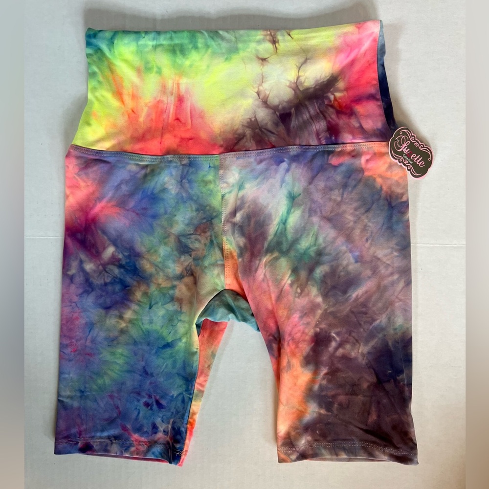 Rainbow bike shorts